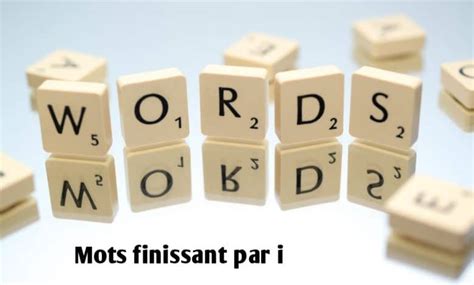 mots finissant par i|mots finissant par 1.